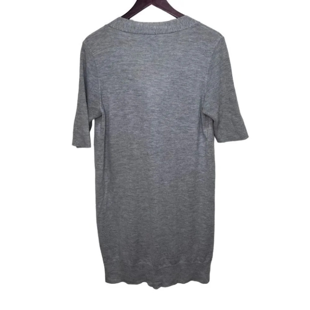 Eileen Fisher Grey 100% Cashmere Duster Cardigan Size S - Picture 5 of 8